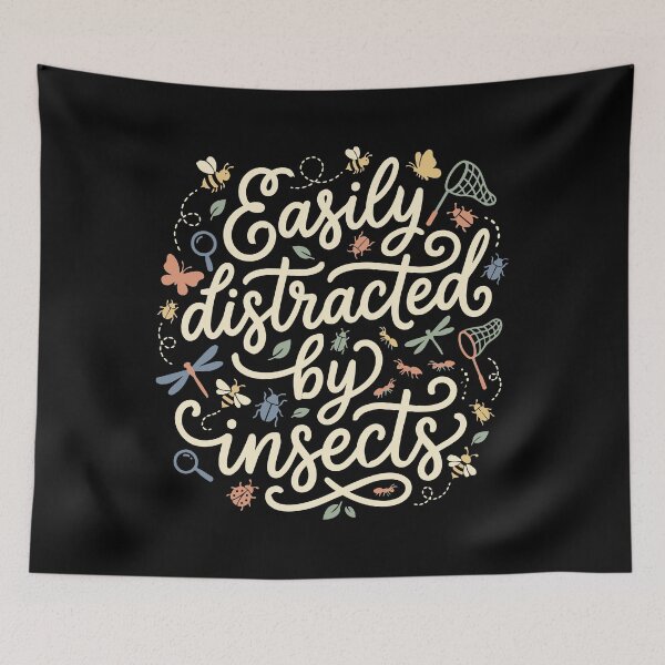 Item preview, Easily Distracted By Insects Bug Lover designed and sold by AntiqueImages.