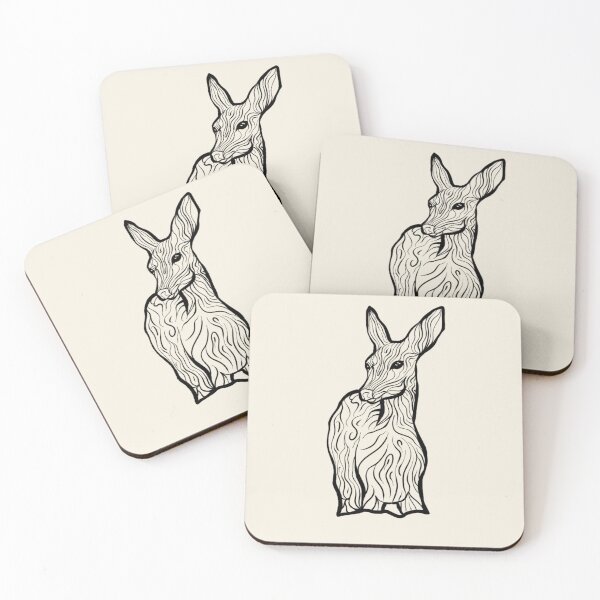 Item preview, Whitetail Fawn Flowing Line Art | Minimalist Woodland Animal Design designed and sold by Digital Vector GB.