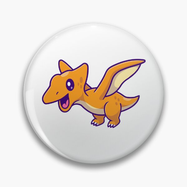 Item preview, Cute Baby Pterodactyl Flying Dinosaur Cartoon designed and sold by Ayaka Ayaka.