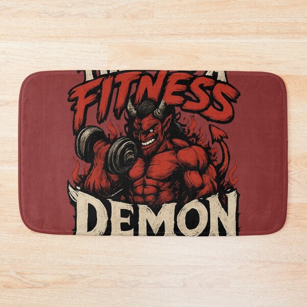 Item preview, There’s a Fitness Demon in Me, I Exercise It Regularly! designed and sold by BB Design Garage.