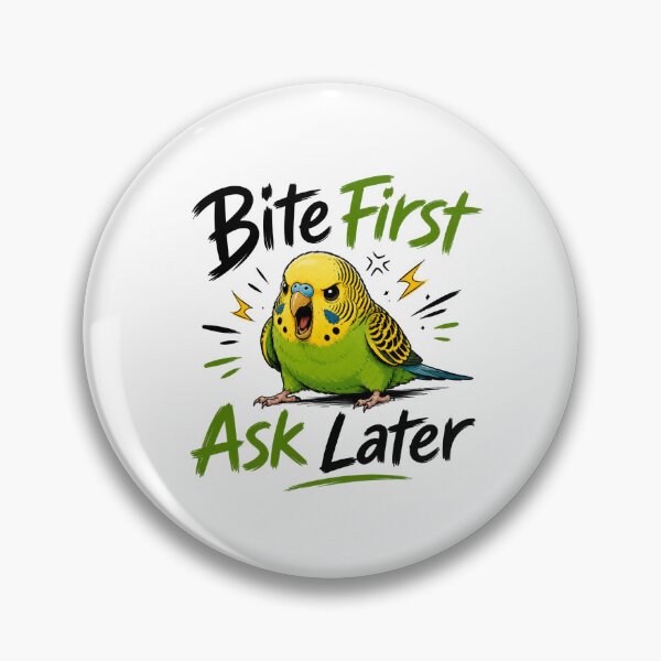 Item preview, Bite First Ask Later designed and sold by INVITOARTE.