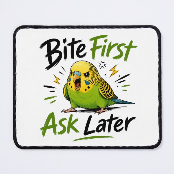 Item preview, Bite First Ask Later designed and sold by INVITOARTE.