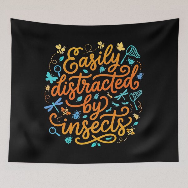 Item preview, Easily Distracted By Insects Nature Lover designed and sold by AntiqueImages.