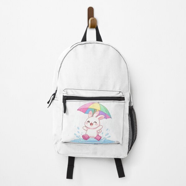Item preview, Kawaii Bunny Jumping in Rain designed and sold by TH cartoon world.