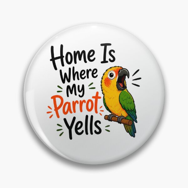 Item preview, Home Is Where My Parrot Yells designed and sold by INVITOARTE.