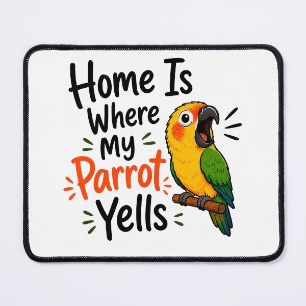 Item preview, Home Is Where My Parrot Yells designed and sold by INVITOARTE.