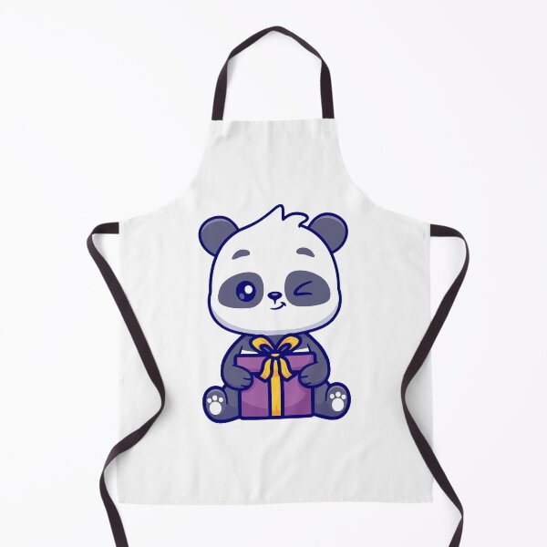 Item preview, Cute Baby Panda Winking and Holding a Gift Box Cartoon designed and sold by Ayaka Ayaka.