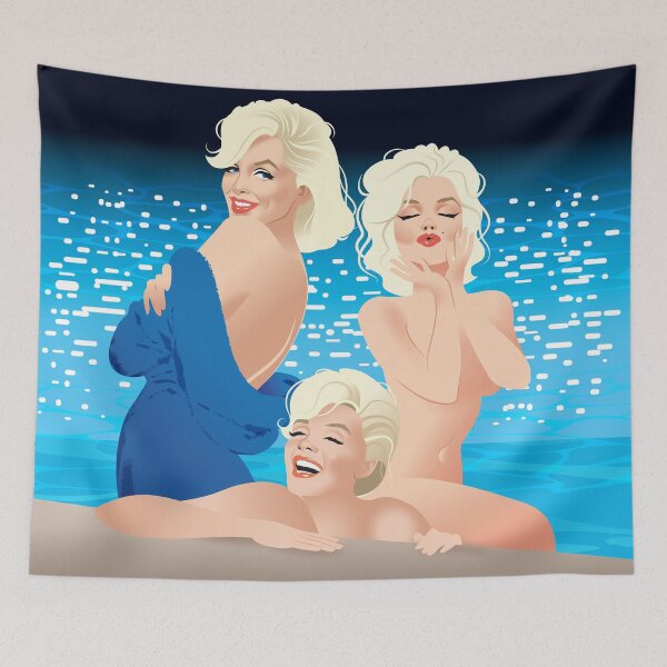 Item preview, Swimming pool blonde designed and sold by AleMogolloArt.