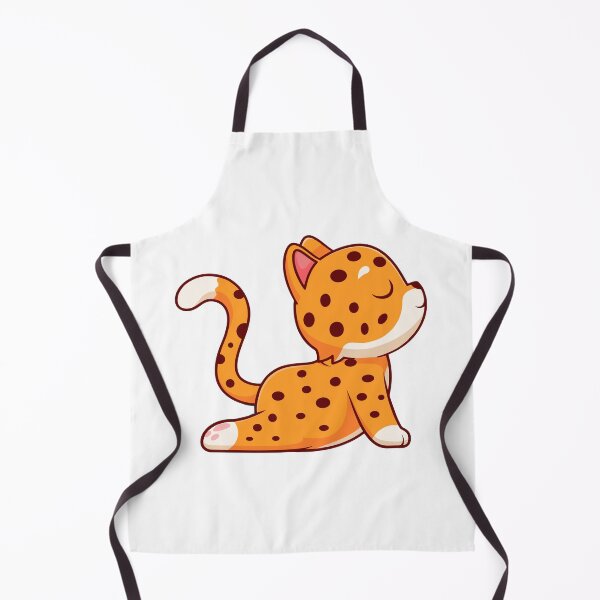 Item preview, Cute Cheetah Yoga Cobra Pose Cartoon designed and sold by Ayaka Ayaka.