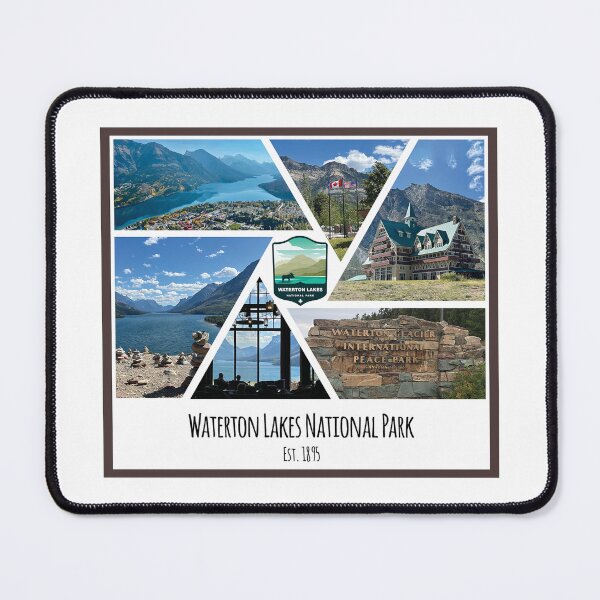 Item preview, Waterton Lakes National Park collage of images designed and sold by SmyrnaBuffalo.