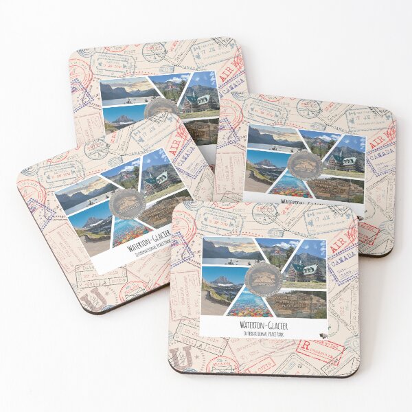 Item preview, Waterton Lakes National Park collage of images designed and sold by SmyrnaBuffalo.
