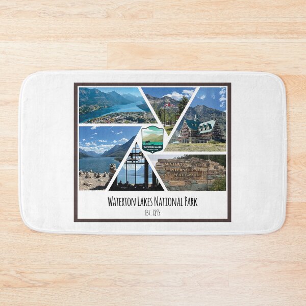 Item preview, Waterton Lakes National Park collage of images designed and sold by SmyrnaBuffalo.