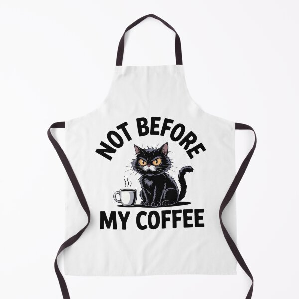 Item preview, Cute Angry Cat Coffee Lover Funny Decal designed and sold by Mr-wow.