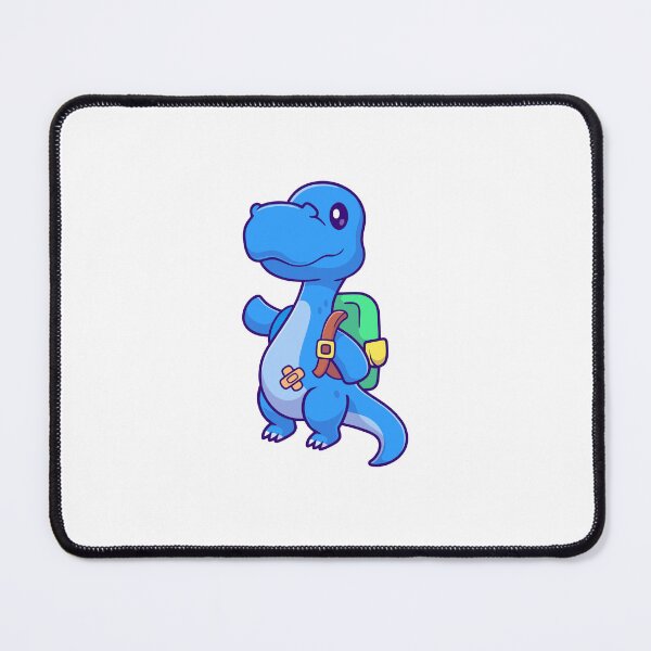 Item preview, Cute Blue Dinosaur Back To School Cartoon designed and sold by Ayaka Ayaka.