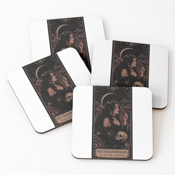 Item preview, The Transformation Tarot Card | Mystical Celestial Witchcore Art designed and sold by AeraArts.