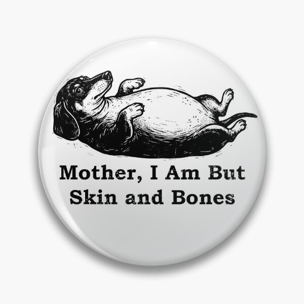 Item preview, Funny Dachshund Skin and Bones Dog Lover Humor designed and sold by d247.