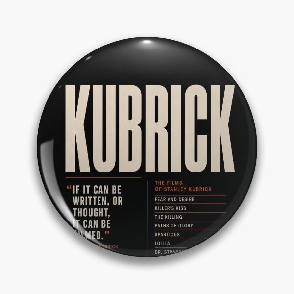 Item preview, Kubrick Filmography Poster | Stanley Kubrick Minimalist Cinema Art designed and sold by Grand Illusions.