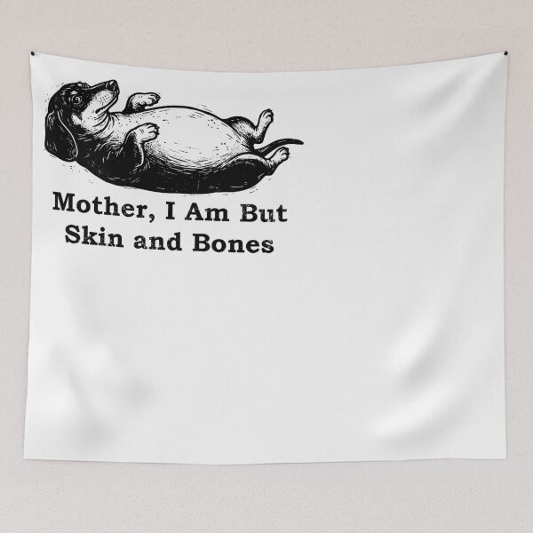 Item preview, Funny Dachshund Skin and Bones Dog Lover Humor designed and sold by d247.