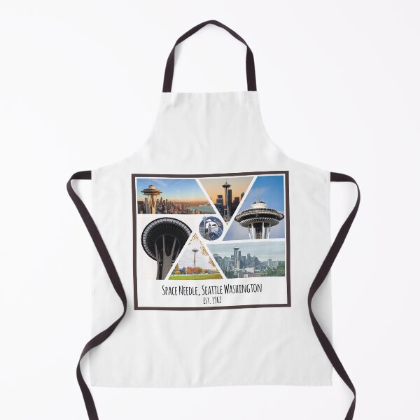 Item preview, Space Needle of Seattle Washington collage of images designed and sold by SmyrnaBuffalo.