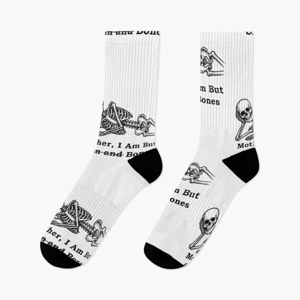 Item preview, Mother I Am But Bones Skeleton Humorous Lounging designed and sold by d247.