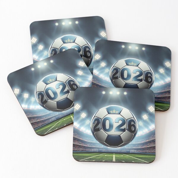 Item preview, 2026 Soccer Championship Stadium Metallic Soccer Ball Wallpaper designed and sold by IntelliMindDesigns.