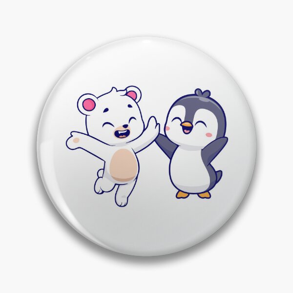 Item preview, Cute Polar Bear and Penguin Best Friends designed and sold by Ayaka Ayaka.