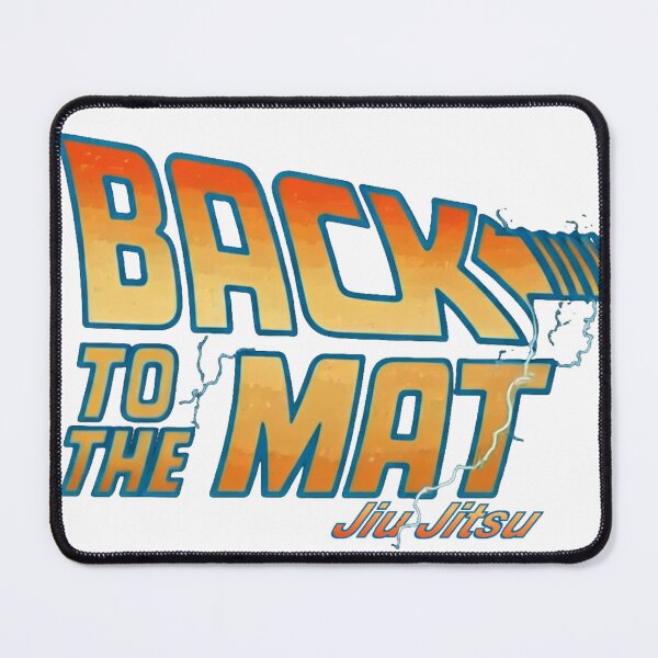 Item preview, Back To The Mat 80s Time Travel BJJ Parody designed and sold by RariTeesShop.