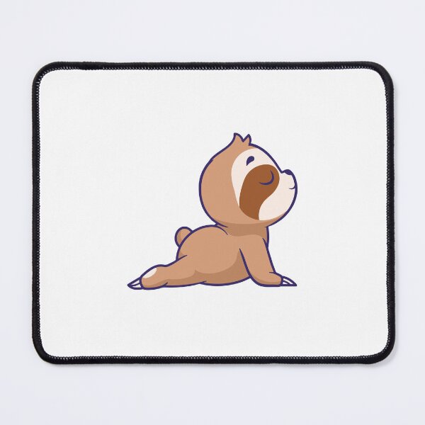 Item preview, Cute Sloth Yoga Cobra Pose Cartoon designed and sold by Ayaka Ayaka.