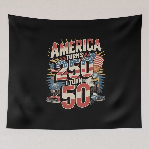Item preview, America Turns 250 I Turn 50 designed and sold by Naitsebas.