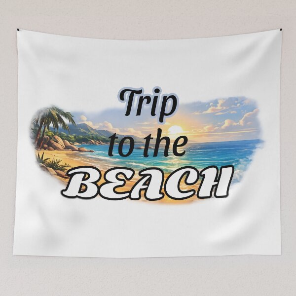 Item preview, Trip to the Beach Tropical Sunset Vacation Design designed and sold by PixelParinda.