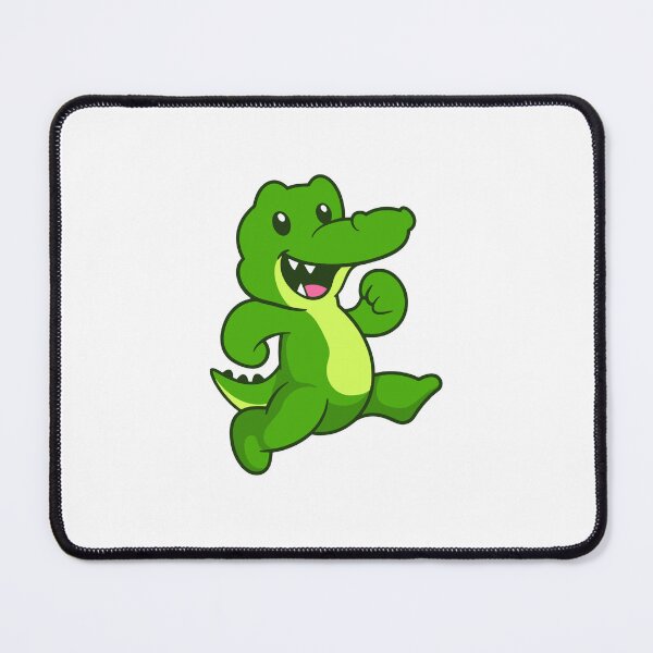 Item preview, Cute Running Alligator Cartoon Character designed and sold by Ayaka Ayaka.