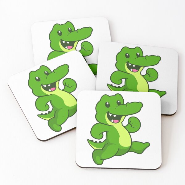 Item preview, Cute Running Alligator Cartoon Character designed and sold by Ayaka Ayaka.