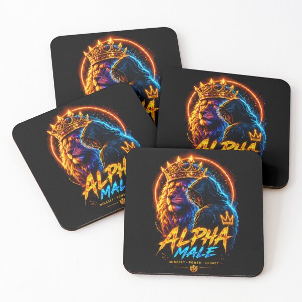 Item preview, Alpha King Lion Cyberpunk Neon Artwork designed and sold by Bismillah-Najah.