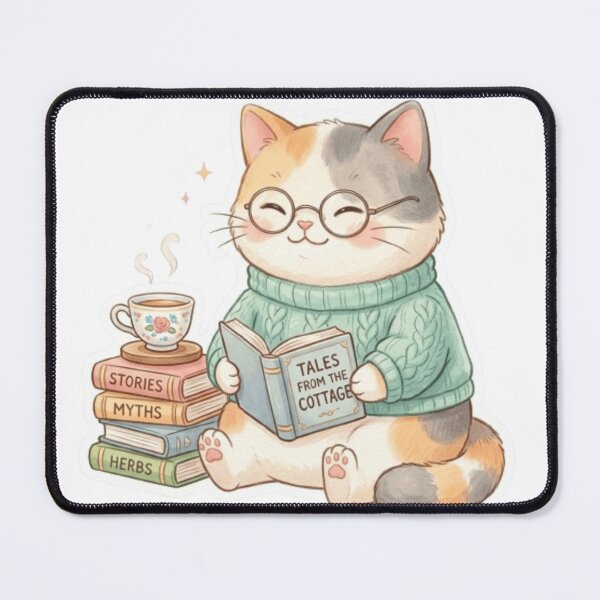 Item preview, Tea Time Cat designed and sold by Thalora Store.
