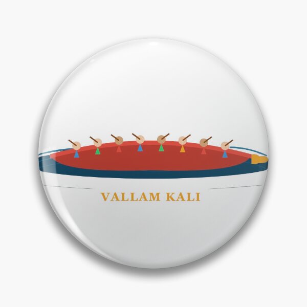 Item preview, Kerala Snake Boat Race — Vallam Kali Malayali Design designed and sold by PastelnPretty.