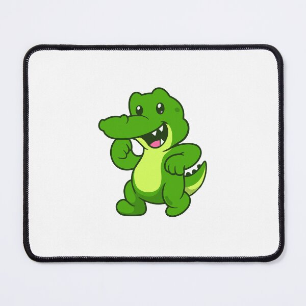 Item preview, Cute Dancing Alligator Green Crocodile designed and sold by Ayaka Ayaka.