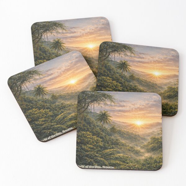 Item preview, World of the Sun – Erzetta Jungle Sunrise designed and sold by ALWAHO.