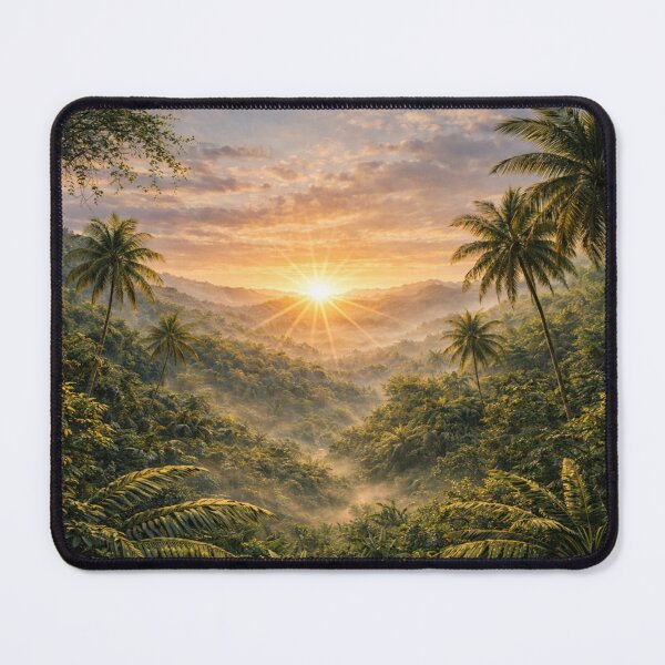 Item preview, World of the Sun – Erzetta Jungle Sunrise designed and sold by ALWAHO.