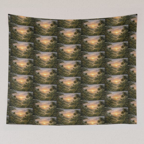 Item preview, World of the Sun – Erzetta Jungle Sunrise designed and sold by ALWAHO.