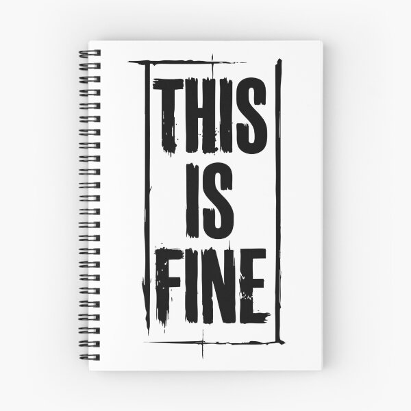 Item preview, This Is Fine Funny Dog Meme designed and sold by XYZ LAB by Jesuperman.