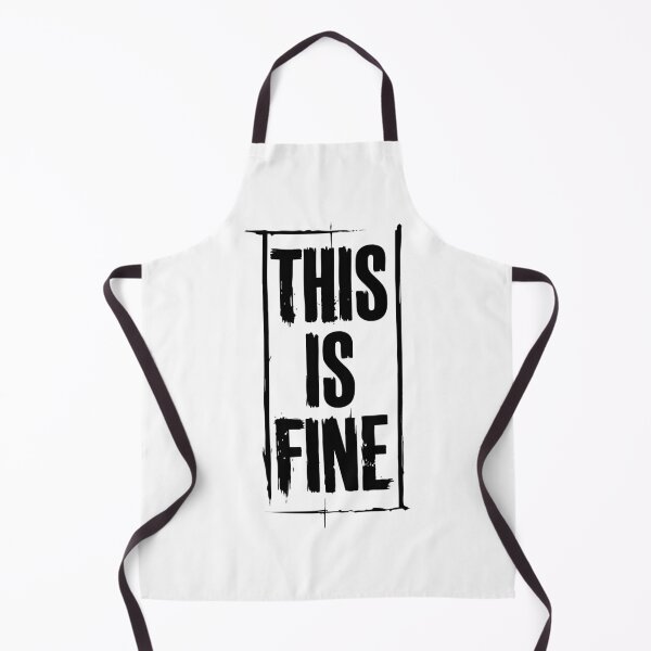 Item preview, This Is Fine Funny Dog Meme designed and sold by XYZ LAB by Jesuperman.
