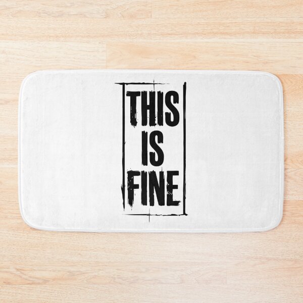 Item preview, This Is Fine Funny Dog Meme designed and sold by XYZ LAB by Jesuperman.