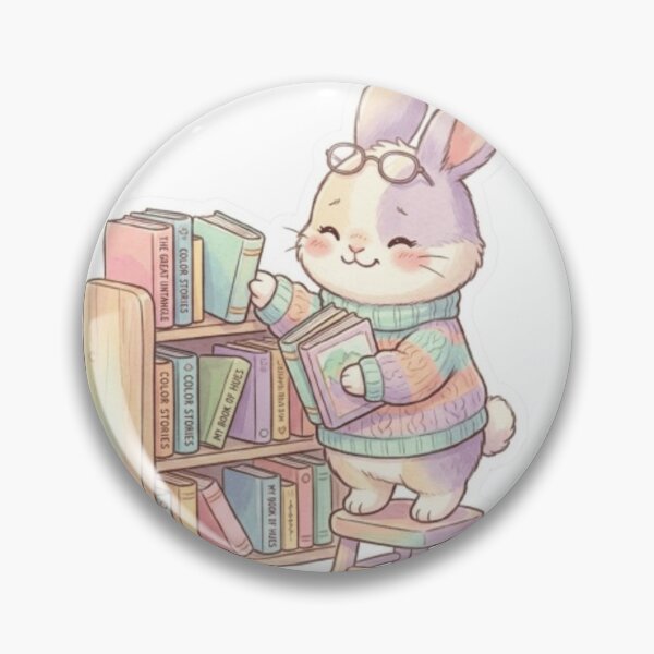 Item preview, Happy Study Bunny designed and sold by Thalora Store.