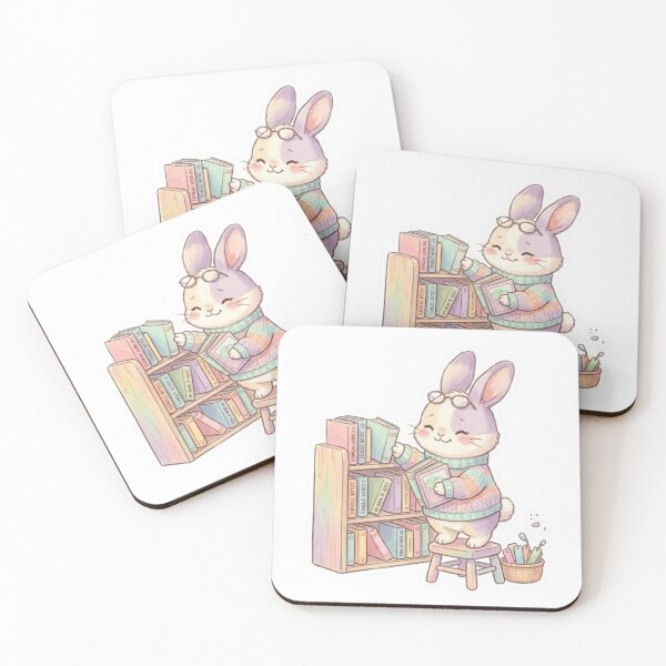Item preview, Happy Study Bunny designed and sold by Thalora Store.