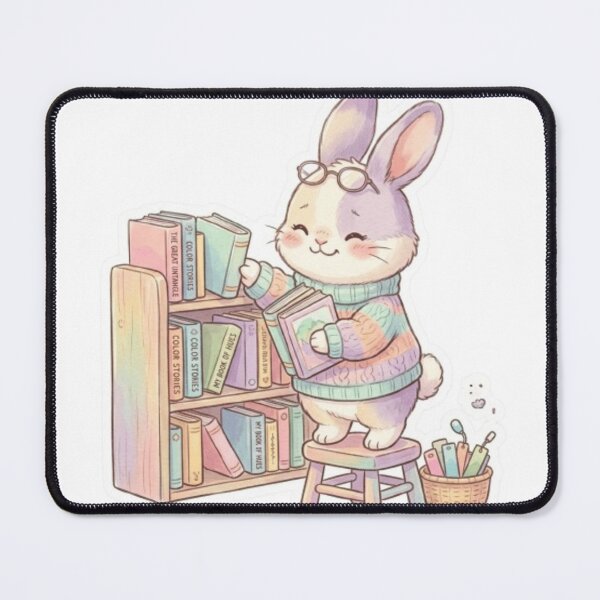 Item preview, Happy Study Bunny designed and sold by Thalora Store.