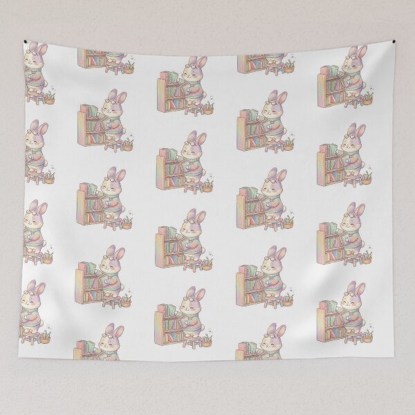 Item preview, Happy Study Bunny designed and sold by Thalora Store.