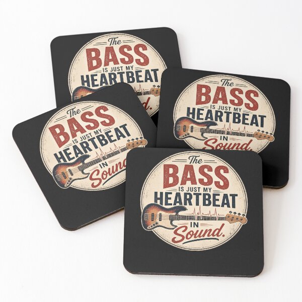 Item preview, The bass is just my heartbeat in sound. designed and sold by FreshPixelArt.