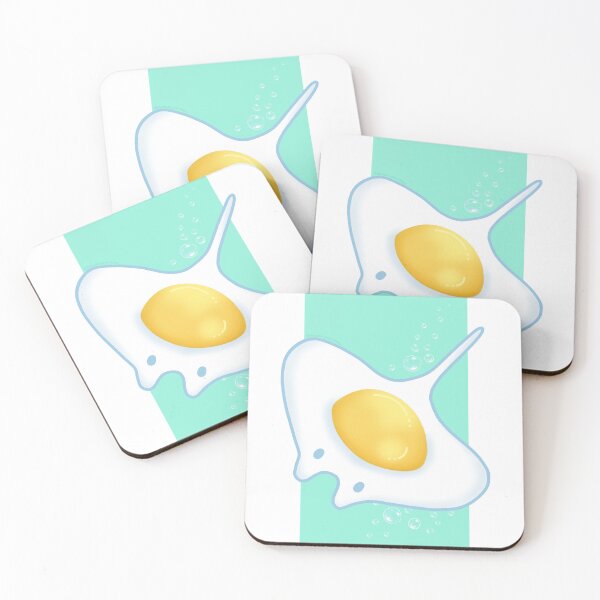 Item preview, Fried egg manta ray designed and sold by BookWyrmsTrove.
