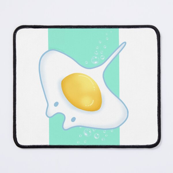 Item preview, Fried egg manta ray designed and sold by BookWyrmsTrove.