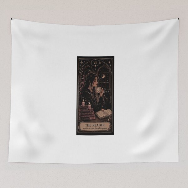 Item preview, The Reader Tarot Card | Cozy Witchcore Book Lover Aesthetic designed and sold by AeraArts.
